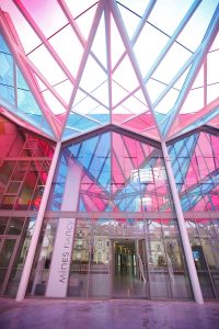 Glass galery of the Ecole des Mines (Campus ARTEM, Nancy)